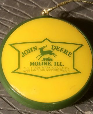 1 One John Deere Decorative Christmas Ornament Holiday Moline Il Deer 5175
