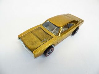 1969 Hot Wheels Redline Custom Dodge Charger - Gold