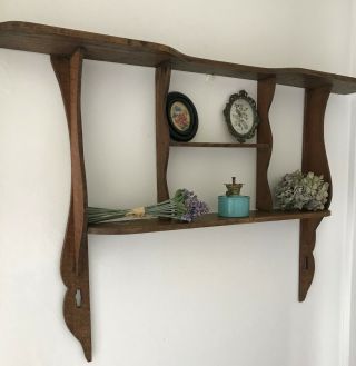 Vintage Arts And Crafts Wall Shelf
