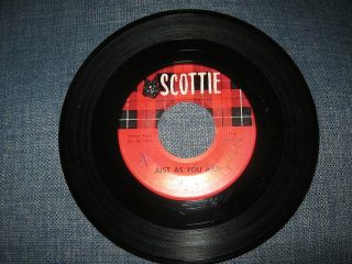 Cal Newton - Every Feeling I Have / Just as You Are - Rare Scottie 45 Plays VG, 2