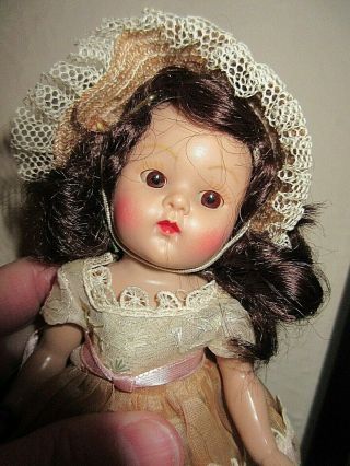 Vogue Ginny Doll 1952 Strung Beryl Of Tiny Miss Series - All W Tag