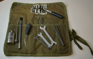L5002 - Vintage Leeds & Northrup Co.  Phila.  Technician Repair Tool Kit In Roll
