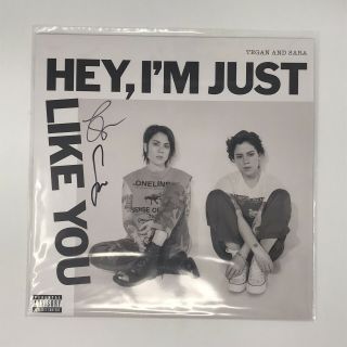 Tegan And Sara Signed Record Hey I’m Just Like You 2019 Yellow Vinyl