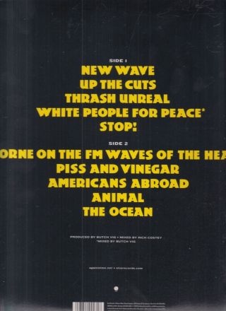 against me wave lp & cd on sire records black vinyl 2
