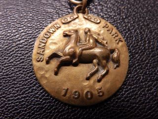 Surrey Sandown Park Horse Race Course Membership Pass 1905 Arts & Crafts Style