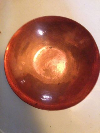 Arts And Crafts Small Lri Borrowdale Hand Beaten Copper Dish
