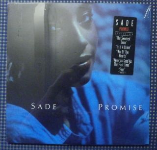 Rare Still Sade Promise 1985 12 " Vinyl Record Lp Hype Sticker