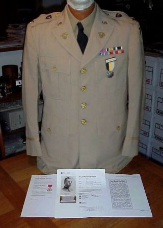 Vintage Us Army Brig General Dress Coat Uniform West Point Idd Grouping