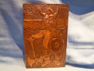 Vintage Hand Made Arts & Crafts Copper Picture/plaque