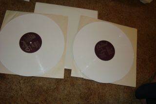 The Beatles White Album - 2 Record Set - White Vinyl W Pics - 12 " Lp - Exc Cond