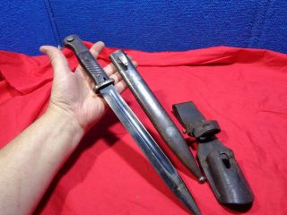 Vintage Ww2 German Fighting Knife Dagger Bayonet 3