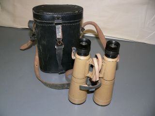 German Ww2 Wwii Hensoldt Bmj 10x50 Dienstglas Binoculars Case