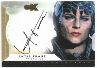 2019 Cryptozoic Czx Heroes/villains Antje Traue Auto/autograph At - F /210