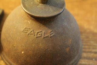 Small Old Stanley Planer and Old Rusty Eagle Oil Can with Spout 3