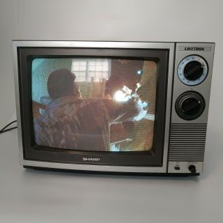 Vintage Sharp Linytron Color Tv Model 13mm17b.