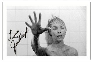 Janet Leigh Psycho Autograph Signed Photo Print Poster