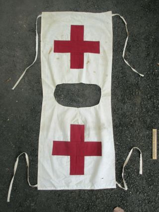 Wwii German Field Medic Red Cross Tunic Chest Apron