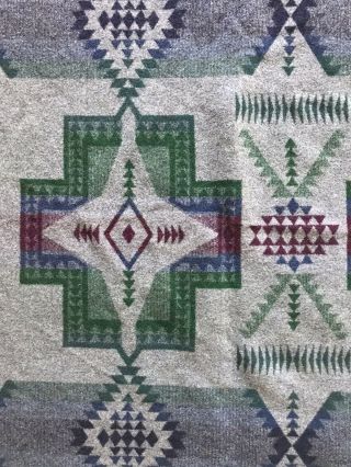 Pendelton Beaver State Wool Blanket 64 X 80