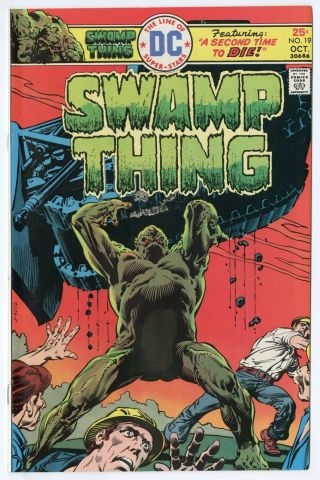 Swamp Thing 19 Nm,  9.  6 White Pages Dc 1975