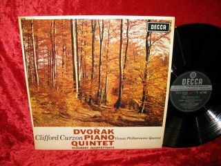 1963 Uk Nm Sxl 6043 Ed1 Wbg Stereo Dvorak Piano Quintet In A Curzon Vpq