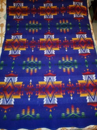 Vintage Pendleton Beaver State Wool Blanket 64x46 Imperfect