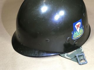 Ww2 Us Paratrooper Helmet Liner M2 M1c Westinghouse Cast Buckles 511th 11th A/b