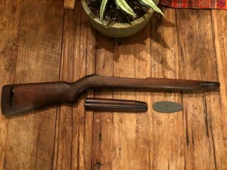 M1 Carbine Stock Quality Hardware High Wood Q - Rmc Wwii