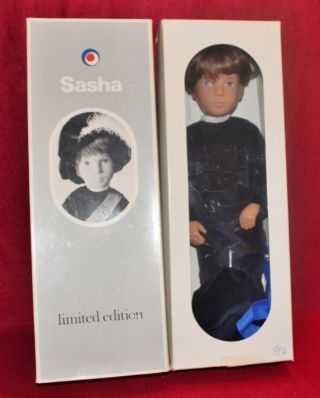 16 " Vintage 185a Sasha Doll Prince Gregor,  Light Brown Hair,  Tag,  Box,  Mib,  Uk.