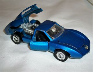 Hot Wheels Gran Toros 6602 Chevrolet Astro Ii Corvette Metallic Blue 1:43 Ex Cnd