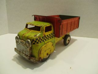 Vintage Wyandotte Pressed Steel Toy Dump Truck 2