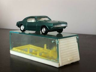 Vintage Amt Pup Mego Jet Wheel Chevrolet Camaro In Green With Case Hot Wheels