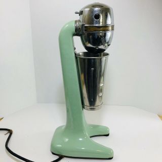 Hamilton Beach Malt Mixer Model 30 Vintage Jadeite Green Milkshake