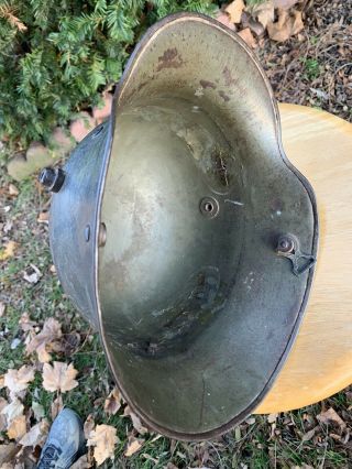 World War II German camo helmet…rare 2