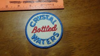 Vintage Crystal Bottled Waters Bottle Water Well Water Patch Bx Y 9