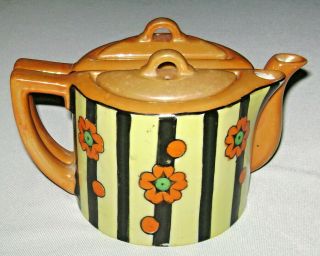 1920s Art Deco Japanese Porcelain Combination Tea Coffee Pot Cherry Blossom Mark