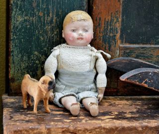 Antique Martha Chase Baby Boy Doll