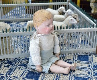 Antique Martha Chase Baby Boy Doll 3