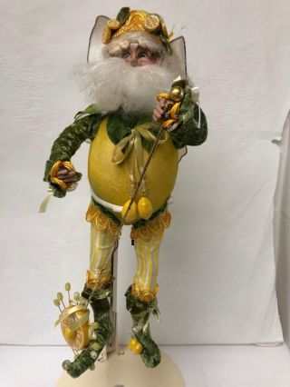 Vintage Mark Roberts Santa Christmas Lemon Fairy Doll 16 Inches 2005