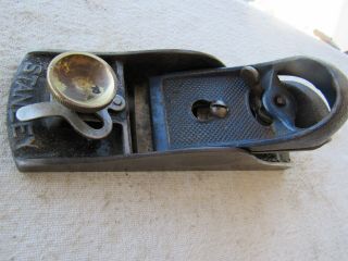 Antique Stanley Low Angle Block Plane 9 - 1/2 • Vintage Woodworking Tool Usa