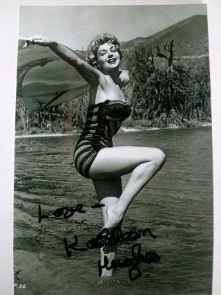 Kathleen Hughes Hand Signed Autograph 4x6 Photo - It Came From Outer Space 1953