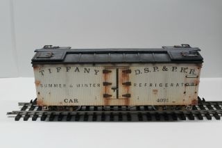 Lgb 4074 - Tiffany D.  S.  P.  & P.  R.  R.  Reefer Car Vintage Look