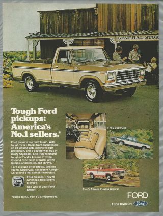 1979 Ford F - 100 Advertisement,  Ford F100 Pickup Truck,  Old West General Store