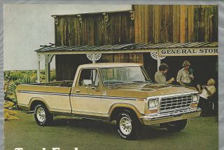 1979 FORD F - 100 advertisement,  Ford F100 Pickup truck,  old west general store 2