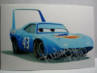 Richard Petty Authentic Hand Signed Autograph 4x6 Photo - Cars Disney Pixar