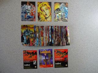 Chromium Lady Death Series 1 Complete Chrome Card Set Chaos Comics