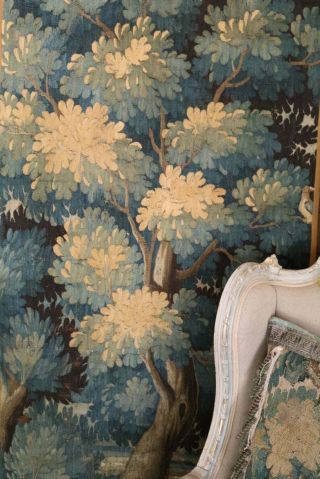 18th Century French Aubusson Verdure Wall Tapestry