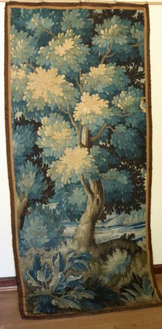 18th Century French Aubusson Verdure Wall Tapestry 2