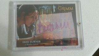 Grimm Season 1 Breygent 2013 Autograph Card Auto Bree Turner As Rosalee 