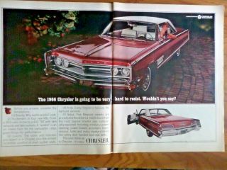 1966 Chrysler 300 2 Door Coupe Ad Going To Be Very Hard To Resist