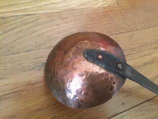 Hand Made Vintage Antique Arts & Crafts Ladle Copper & Iron Forged Hammered